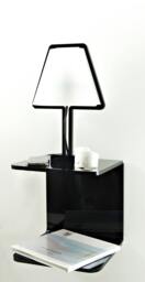 Bedside Shelf-Lamp // Sob Lampbed-Shelf Acrylic Lamp Handmade Minimalistic Home Furnitures Bedroom Accessories