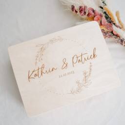 Memory Box Wedding - Birth Gift - Personalized - thumbnail 3