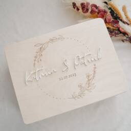 Memory Box Wedding - Birth Gift - Personalized - thumbnail 1