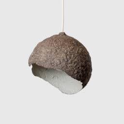 Small Lamp Shade For Nursery, Baby Night Light From Paper Mache Globe Nano - thumbnail 1