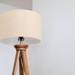 Cream Velvet Drum Lampshade, White Lining, Bedside Or Ceiling Shade - thumbnail 2