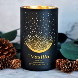 Personalised Scented Candle Orange Blossom Jasmine Amber Candles Coconut Wax For Birthday Christmas Anniversary Present Gift Her - thumbnail 1