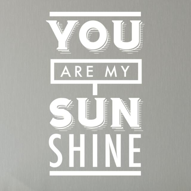 You Are My Sunshine Wall Decal - Nursery Decor, Kids Room - image 1