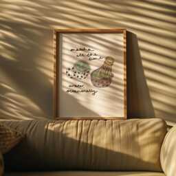 Matcha All The Time. Water, Occasionally Wall Print - Lovers Poster Music Art Harry Styles Inspired Artwork - thumbnail 2