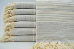 "Light Gray Towel, Hammam Towel, Soft Towel, Turkish Towel, 40""x70" - thumbnail 1