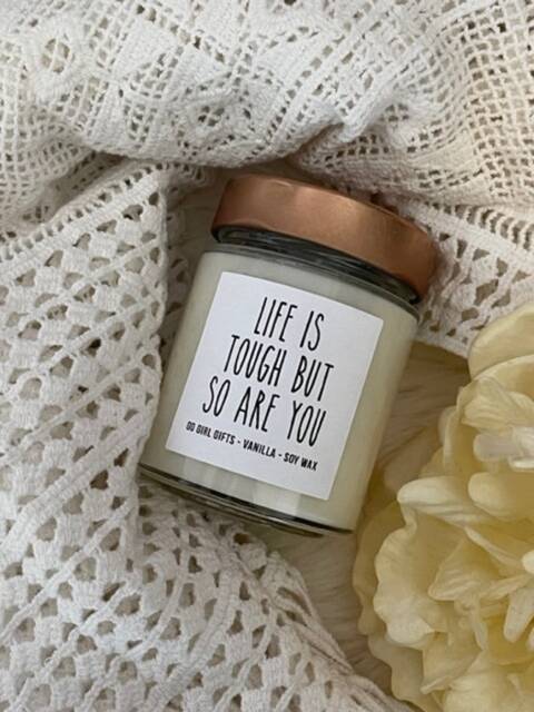 Big Wick Energy Vanilla Soy Candle - 6Oz Jar - image 1