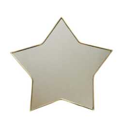 Handmade Moroccan Brass Star Mirror - Boho Wall Decor, Artisan Metal Mirror, Home Decoration - thumbnail 3