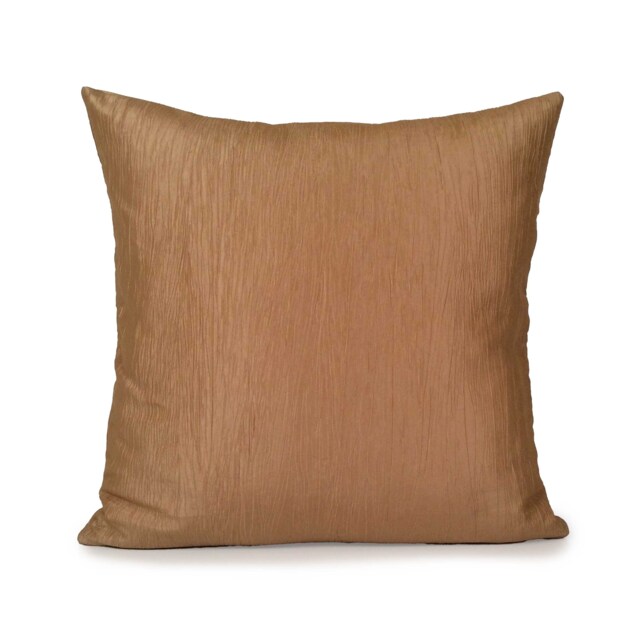 Goldish Tan Pillow, Throw Pillow Cover, Decorative Cushion Covers, Accent Pillowcase, Silk Home Decor, Textured - image 1