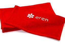 Embroidered Kids Towel Personalized Snowflake Turkish Cotton