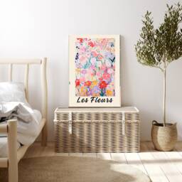 Botanical Flower Art Print, Poster, Floral Wall Decor, Art, Matisse Les Fleurs Art - thumbnail 2