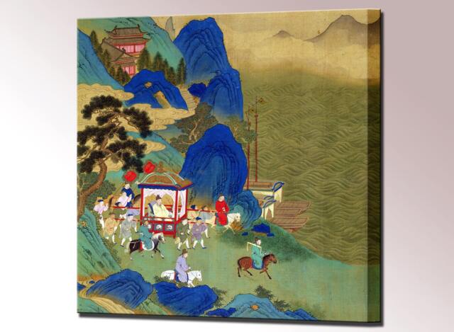 Emperor Ch'in Wang, Chinese Art, Wall Decor Asian Art Canvas Print Home Decor, Ready To Hang - image 1