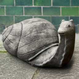 Cute Snail Statue Concrete Figurine Outdoor Sculpture Cement Animal Handmade Ornament Snail Lover Gift Yard Art - thumbnail 1