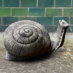 Cute Snail Statue Concrete Figurine Outdoor Sculpture Cement Animal Handmade Ornament Snail Lover Gift Yard Art - thumbnail 2