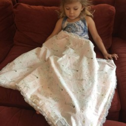 "Pastel Pink Ethereal Mermaid Baby Blanket ""Maya Apple Piya" - thumbnail 2