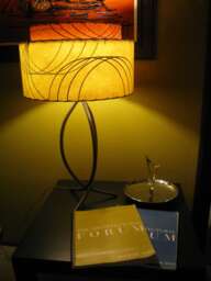 Mid Century Vintage Style 2 Tier Fiberglass Lamp Shade Modern Atomic Retro Ibo2 - thumbnail 1