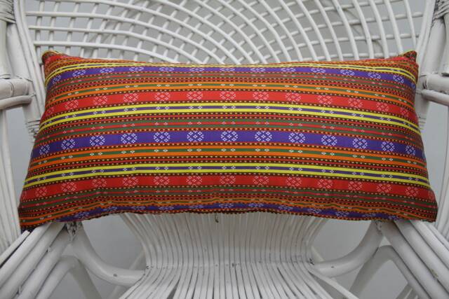 Home Decor Pillow, Throw Pillow Cover, 12x24 Design Cushion, Striped Case, Decorative Bolster Covers, Holiday 2 - image 1