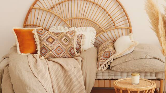 Boho Tribe Cushion With Fringe, Decorative Pillow, Cotton Sofa Cushion, Pillow For Living Room, Bedroom - image 1