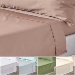 Organic Cotton Flat Sheet - Silky 400Tc, Soft & Hypoallergenic, Oeko-Tex Certified Bedding, Handcrafted For A Beautiful Sleep - thumbnail 4