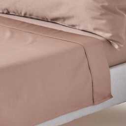 Organic Cotton Flat Sheet - Silky 400Tc, Soft & Hypoallergenic, Oeko-Tex Certified Bedding, Handcrafted For A Beautiful Sleep - thumbnail 1