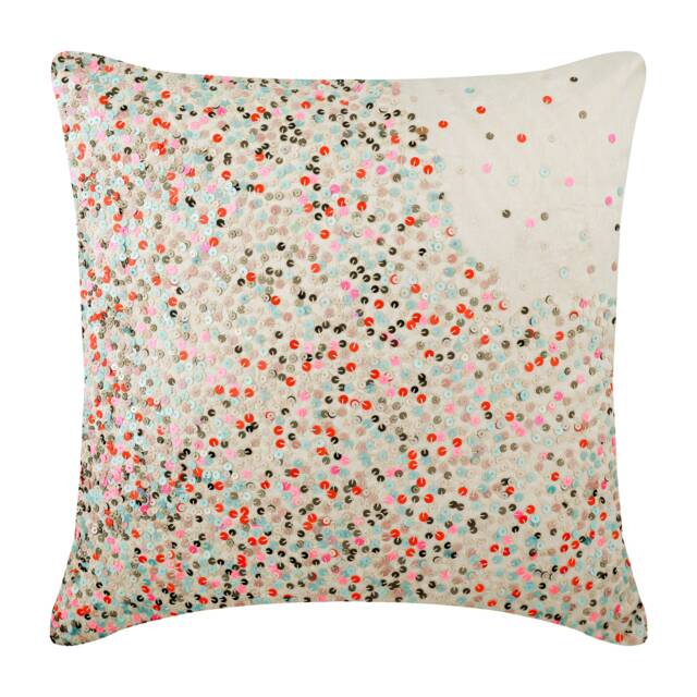 "Art Silk Pink Sofa Cushion 16""x16" - image 1