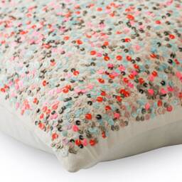 "Art Silk Pink Sofa Cushion 16""x16" - thumbnail 2