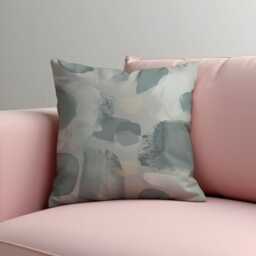 Abstract Blue Cushion Cover, Soft Brushstroke Modern Art Pillowcase, Minimalist Coastal Decor - thumbnail 2