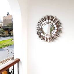 "Peruvian Mirrors - ""Lima Plata 45cm" - thumbnail 2