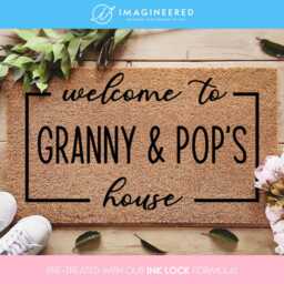 Personalized Grandparents Welcome Doormat - Grandparent Gift Custom Coir Mat For Home Decor Family - thumbnail 3