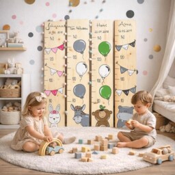 Children's Height Chart, Wooden Charts, Individual Gifts, Personalized Charts - thumbnail 4