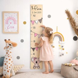Children's Height Chart, Wooden Charts, Individual Gifts, Personalized Charts - thumbnail 3