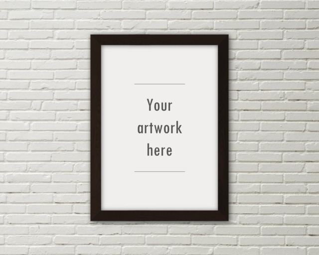 styled Frame Mockup, Fashion Print, Artwork Digital Photo Frame, Template, Etsy Listing Poster Download - image 1