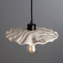 Kapok Marbled Ceramic Pendant Light 10.5 - thumbnail 2