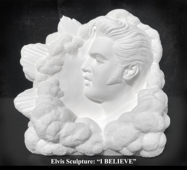 Elvis Sculpture - White - image 1