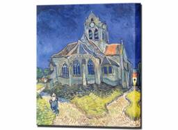 Vincent Van Gogh, Church At Auvers, Ready To Hang, Canvas Print Wall Decor Art Fine - thumbnail 1