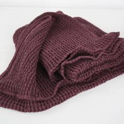 Waffle Bath Towel Set - Natural Towel - Linen Cotton Blend Sauna Softened Organic Waffle - thumbnail 3