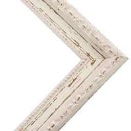 Shabby Chic Cream Photo Frame Distressed Ornate Picture Frame - thumbnail 2