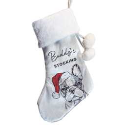 Dog Christmas Stocking Personalised New Puppy Xmas Treats Stocking - thumbnail 4