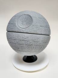 Death Star Model On Stand - Space Station Replica Display - thumbnail 1