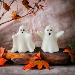 Ghost Candles, Pumpkin Candle, Halloween Decor, Thanksgiving Fall Home Autumn Candle, Gift Set - thumbnail 1