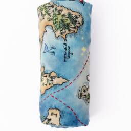 Peter Pan Neverland Swaddle Blanket, Baby Swaddle Swaddle, Bamboo Gender Neutral, Newborn - thumbnail 2