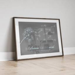 Personalised Dandelion Family Print Custom Name Wall Art, Christmas Gift Frame - thumbnail 2