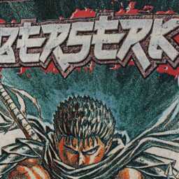 Berserk Guts Woven Blanket - Handmade Cotton Anime Tapestry, Dark Fantasy Manga Wall Art - thumbnail 2