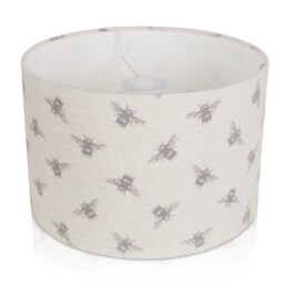 Handmade Natural Bee Drum Lampshade, Ceiling/Pendant Shade, Table Lamp Shade - thumbnail 1