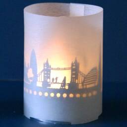 London Skyline Tea Light - Shadow Play Souvenir Gift - thumbnail 1