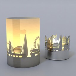 London Skyline Tea Light - Shadow Play Souvenir Gift - thumbnail 4