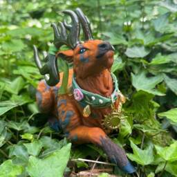 Forest Sun Guardian Druid Stag 3D Printed Figure 16cm - thumbnail 4