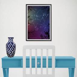 Zodiac Signs, Horoscope Constellations Posters - Poster Printing Wall Art Print For Home Office Decor Sagittarius - thumbnail 2