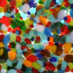 Dance Of Colors Fused Glass Night Light - thumbnail 4