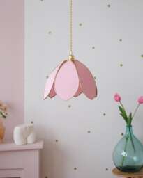 Simple Flower Pendant Light - Sugar & Gold