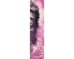 Modern Clock For Wall Pink Desk Or Table With Lighting, Unique Glass Art Abstract Home Decor Kitchen Bedroom - thumbnail 1